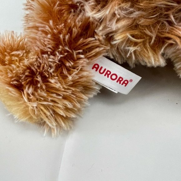 Aurora Teddy Bear Ginger Red Brown 9" Plush Stuffed Animal Sitting - Picture 5 of 5